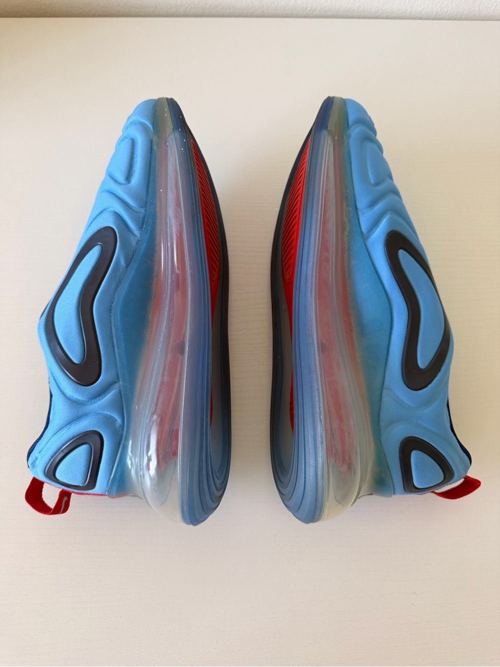 Nike Blue and Red Air Max 720 Sneakers Size 8.5 (25.5cm) - Picture 7 of 11